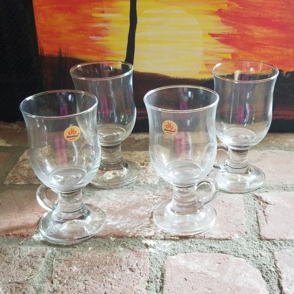 Durobor Kitchen Glass Coffee Mugs Durobor Set Of 4 Poshmark